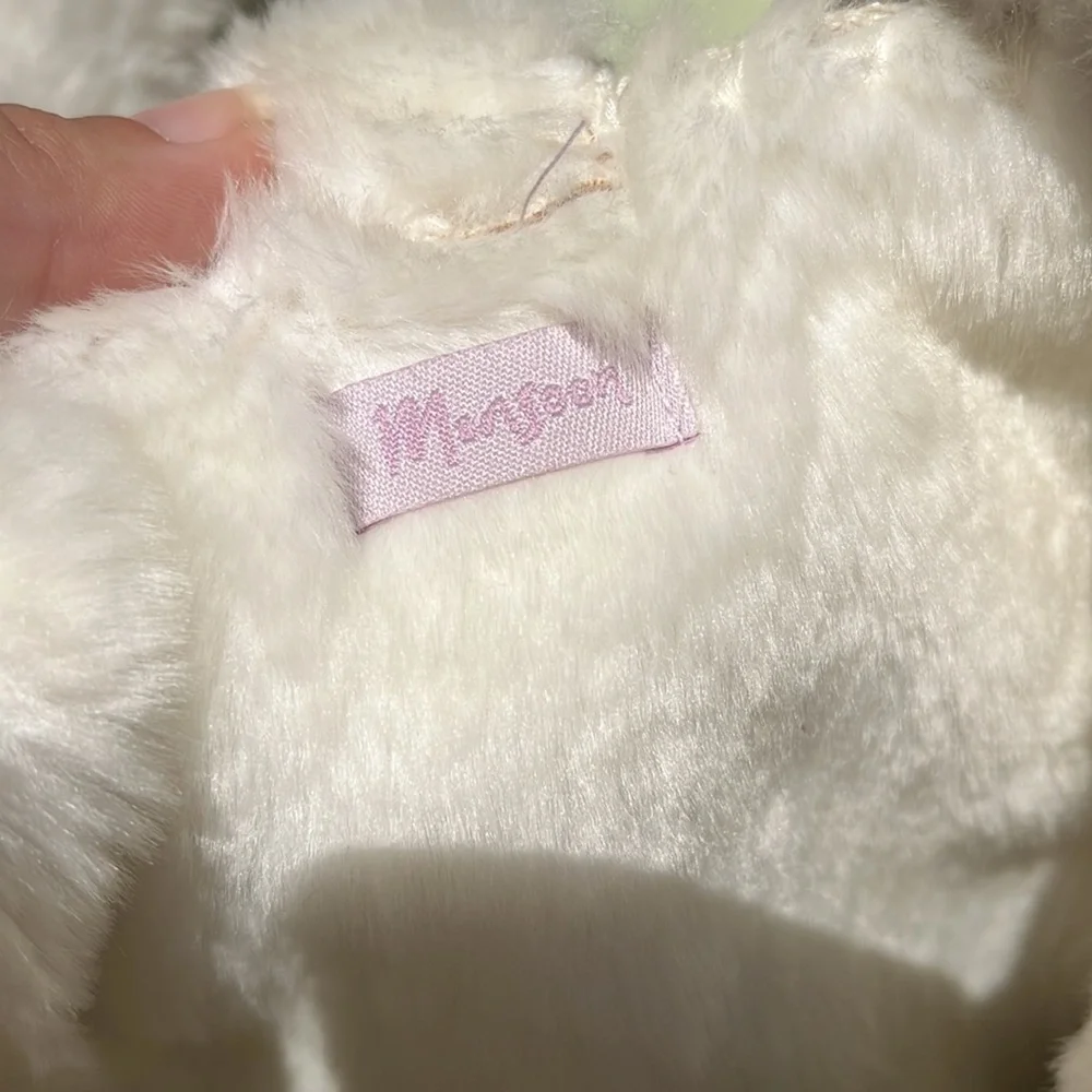 Monsoon Suede Embroidered Fur lined CrossBody Purse - Picture 7 of 7